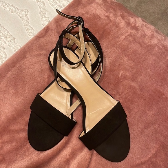 Target Shoes - 8.5 black small heel from target